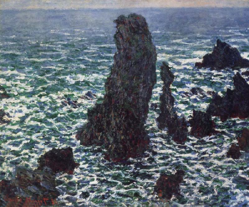 Claude Monet Rocks at Belle-lle oil painting image